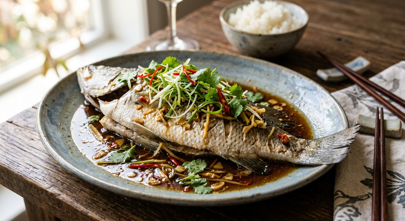 Yuan Mei's Steamed Fish