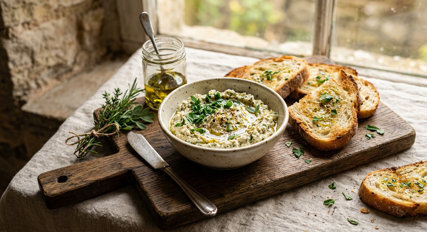 Moretum (Herbed Cheese Spread)