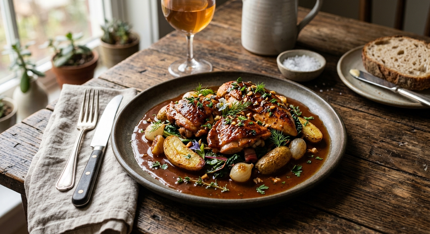 Anthimus's Chicken with Vinegar