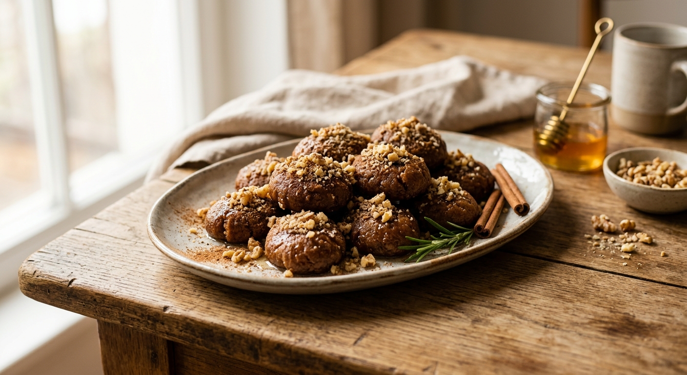 Melomakarona (Ancient Honey Cakes)
