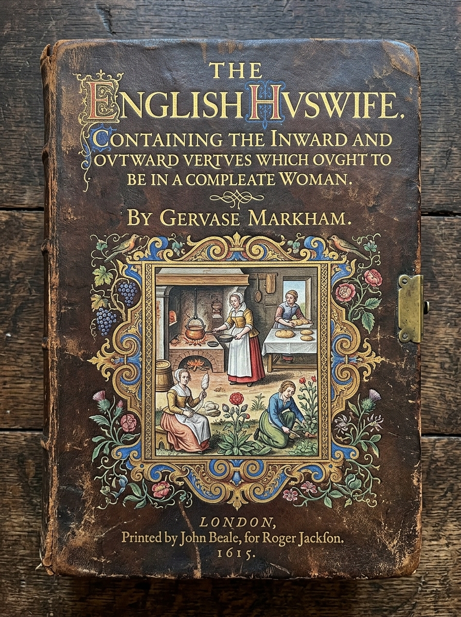 The English Huswife — cover scan from archive.org
