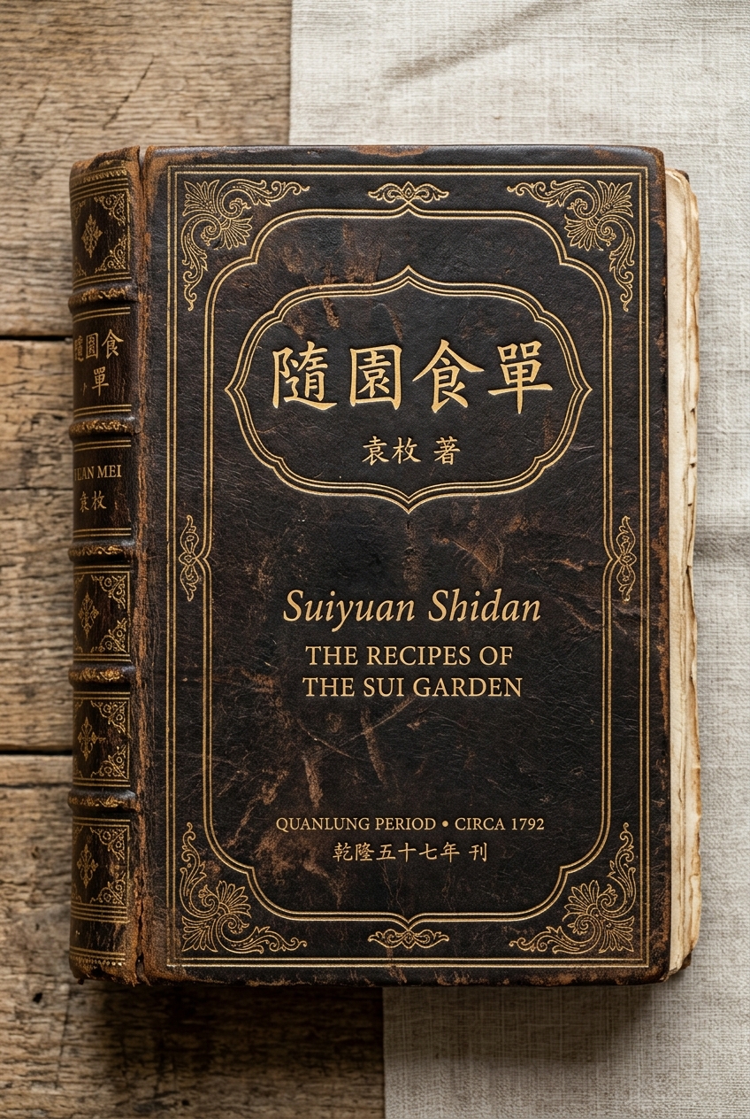 Suiyuan Shidan 隨園食單 — cover scan from archive.org