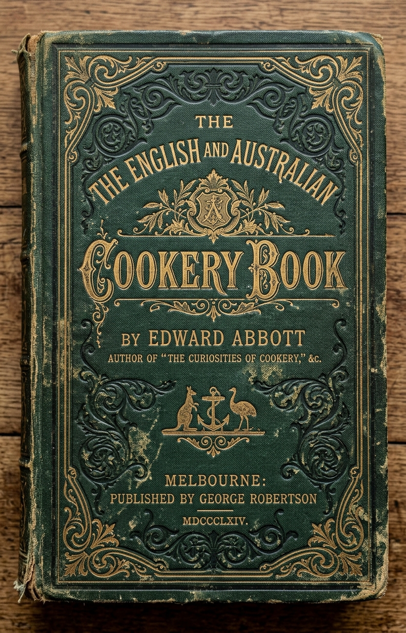 The English and Australian Cookery Book — cover scan from archive.org