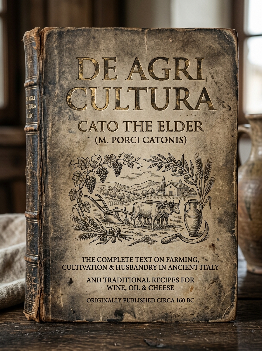 De Agri Cultura — cover scan from archive.org