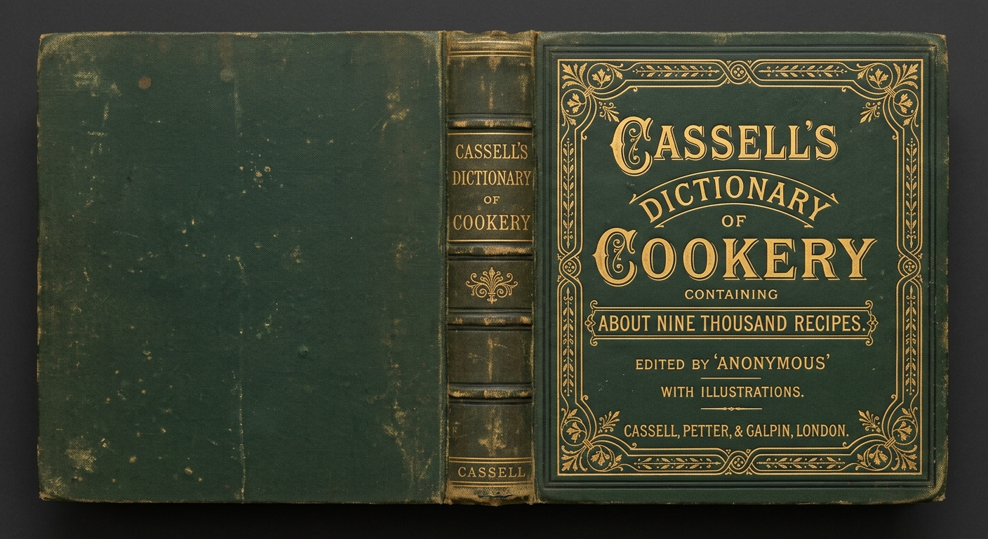 Cassell's Dictionary of Cookery — cover scan from archive.org