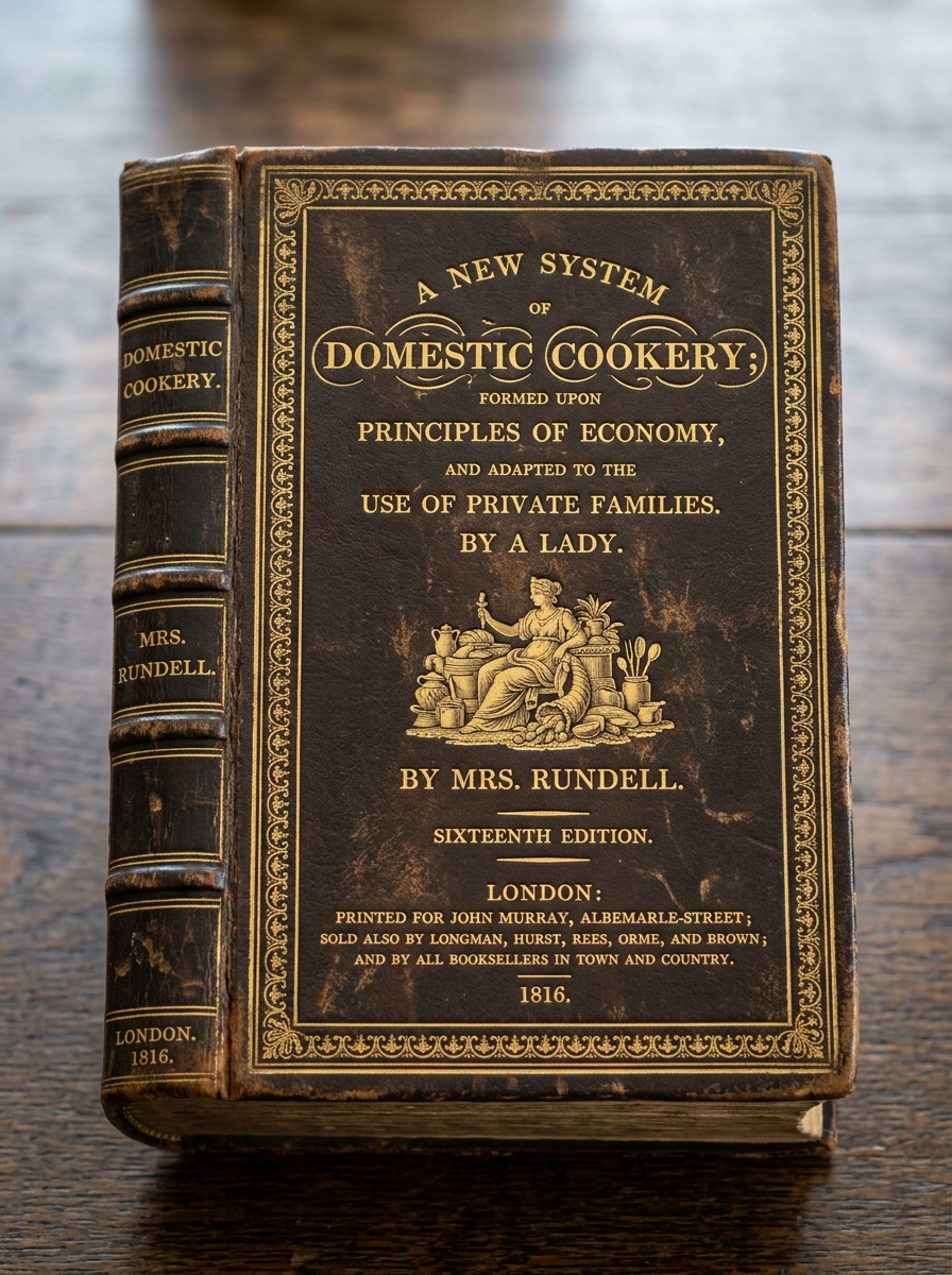 A New System of Domestic Cookery — cover scan from archive.org
