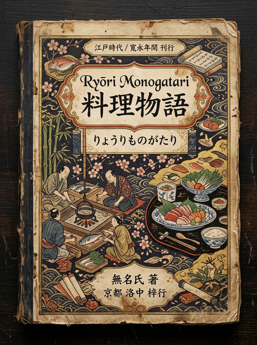 Ryōri Monogatari 料理物語 — cover scan from archive.org