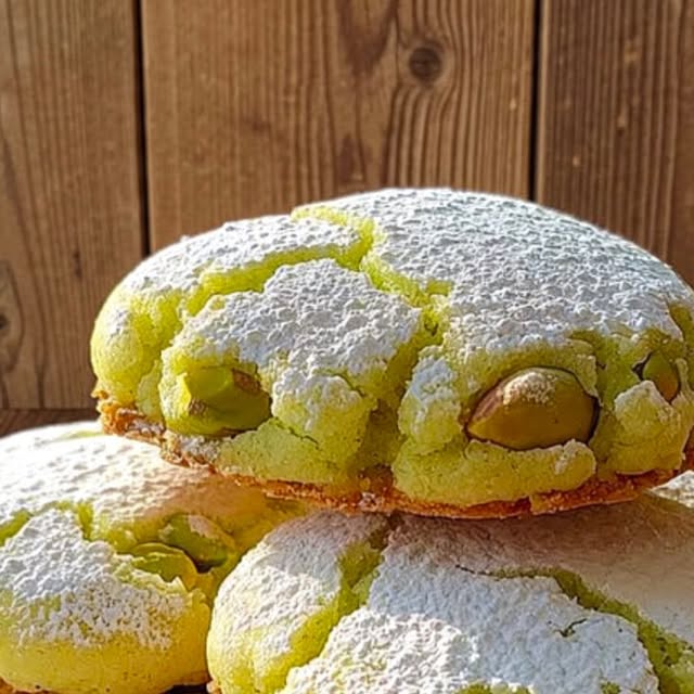 Pistachio Crusted Cookies — recipe by Instagram