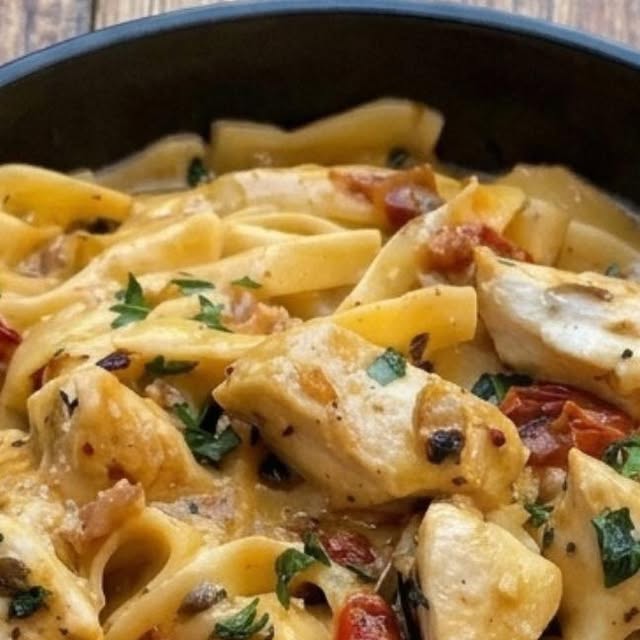 Creamy Tuscan Chicken Pasta — recipe by Instagram