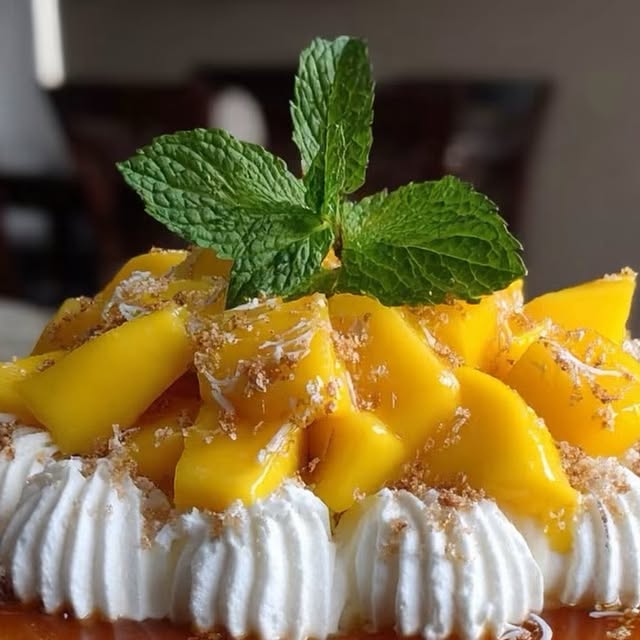No-Bake Mango Cheesecake — recipe by Instagram