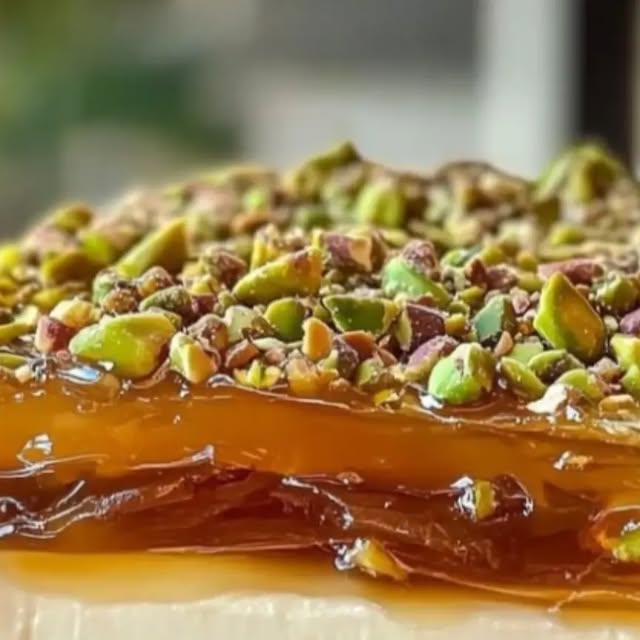 Pistachio Caramel Cheesecake — recipe by Instagram