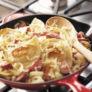 Sausage Pierogi Skillet Recipe — recipe by a Recipe Filer cook
