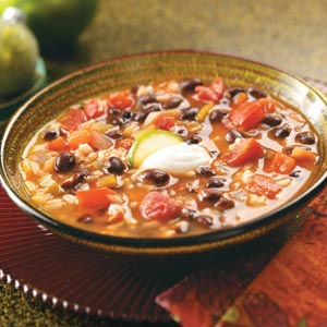 Southwest Black Bean Soup Recipe | Taste of Home — recipe by a Recipe Filer cook
