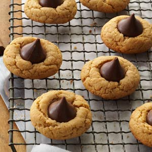 Gluten-Free Peanut Butter Kiss Cookies Recipe | Taste of Home — recipe by a Recipe Filer cook