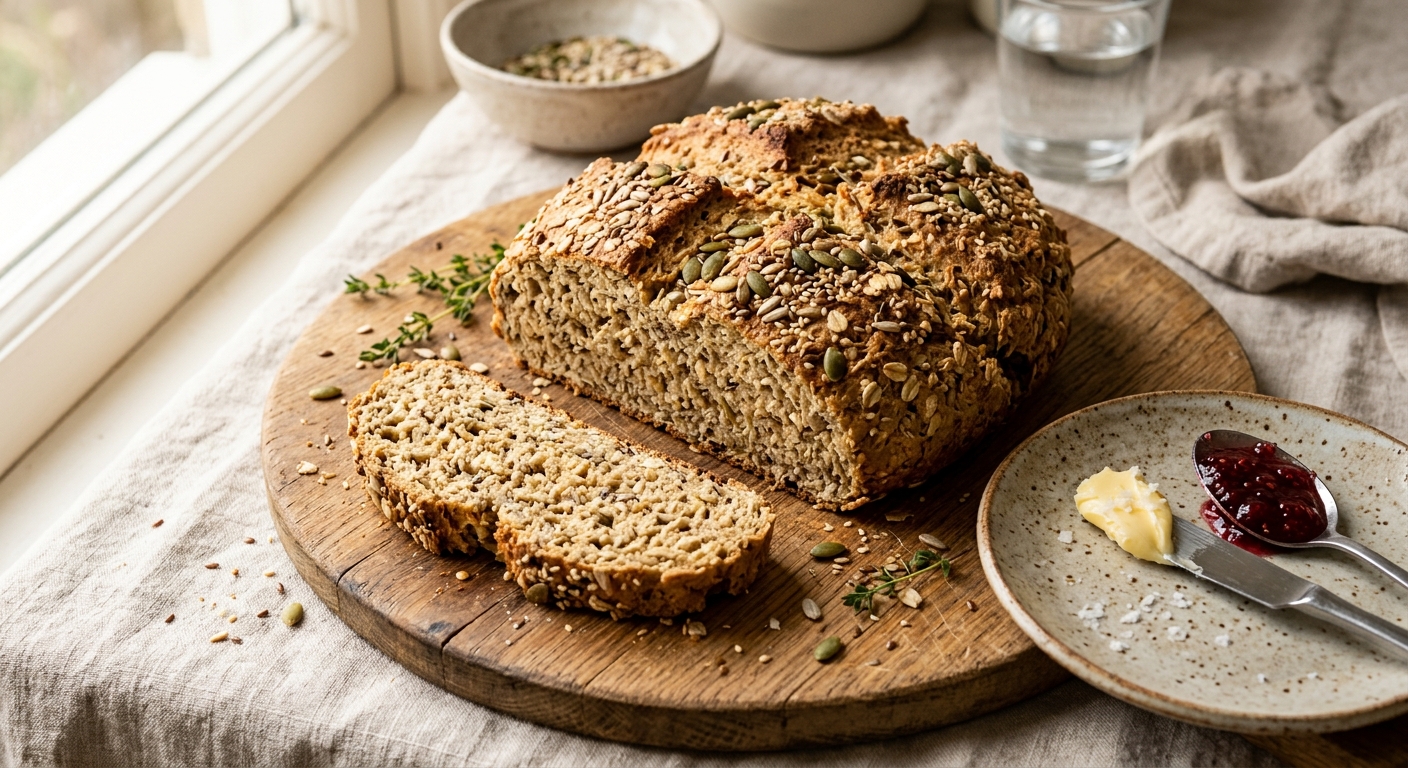 Irish Oat and Seed Soda Bread Bake — recipe by RecipeFiler