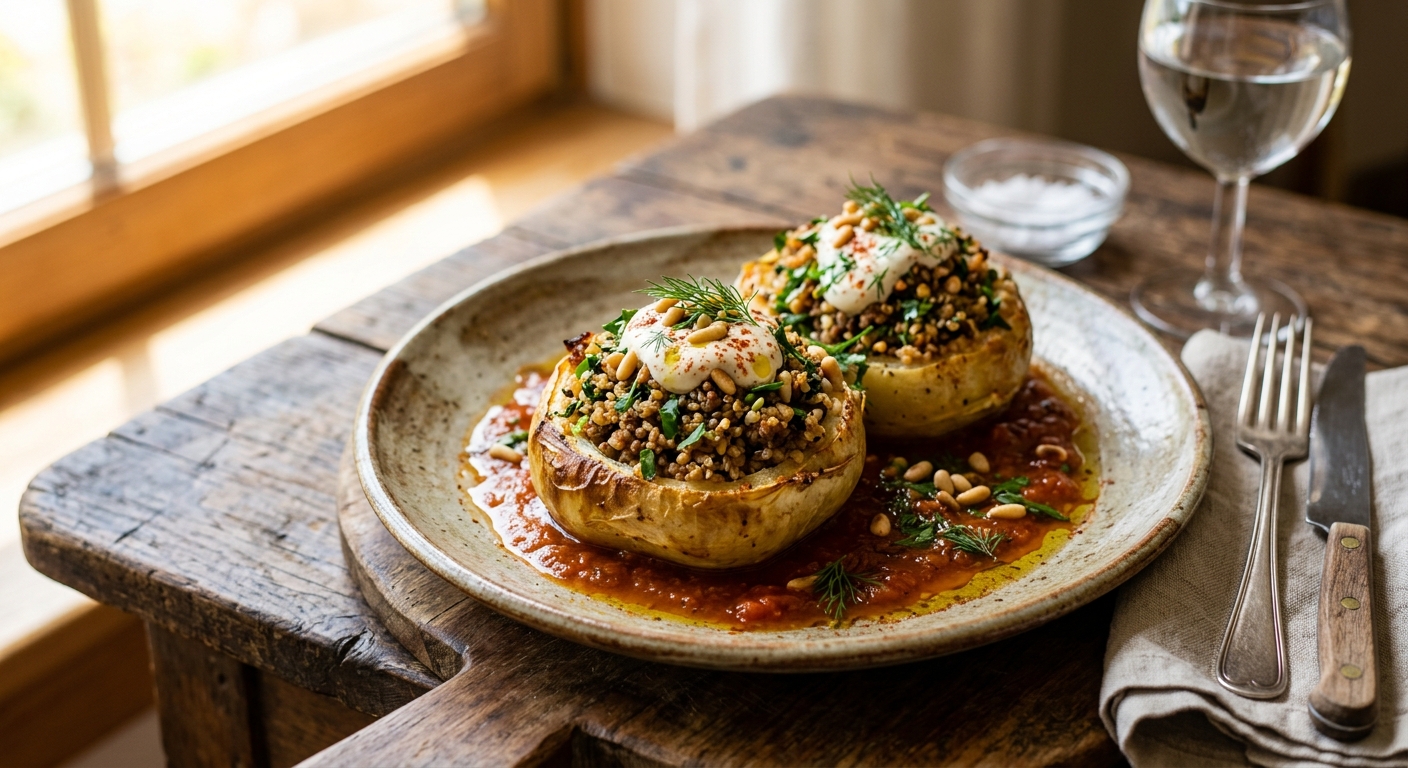 Stuffed Kohlrabi — recipe by RecipeFiler