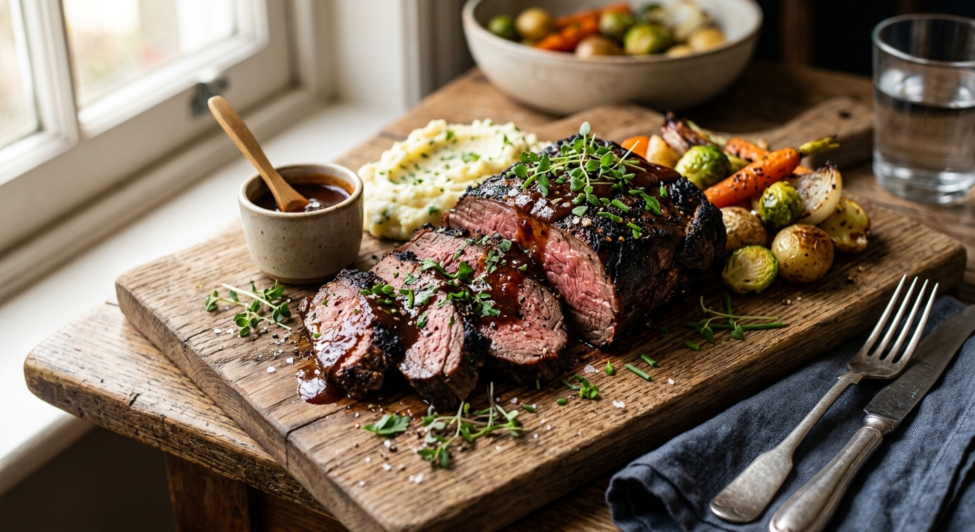 BBQ Roast Beef — AI-generated headline for Instagram