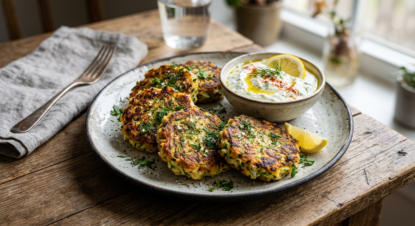 Kolokithokeftedes — AI-generated headline for RecipeFiler
