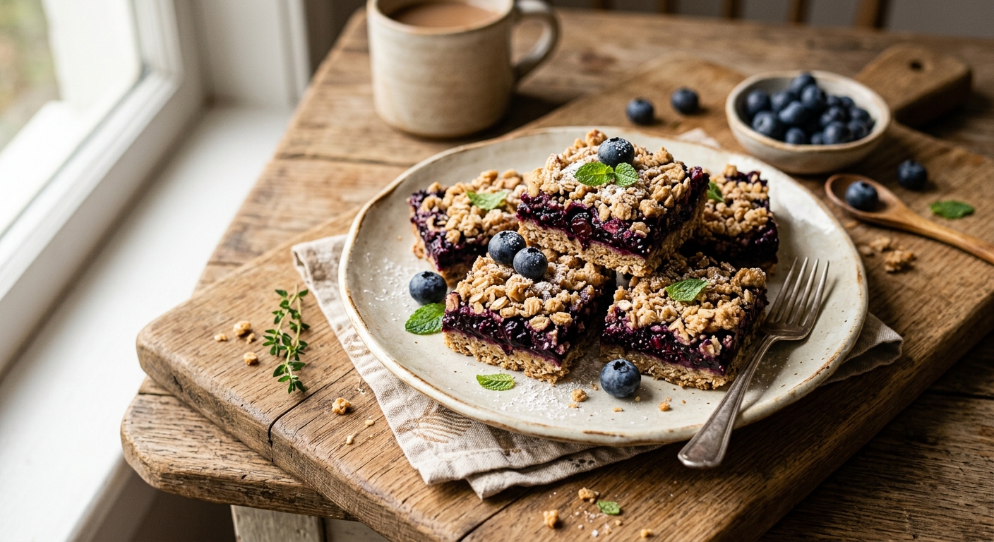 Blueberry Chia Jam Bars — AI-generated headline for RecipeFiler