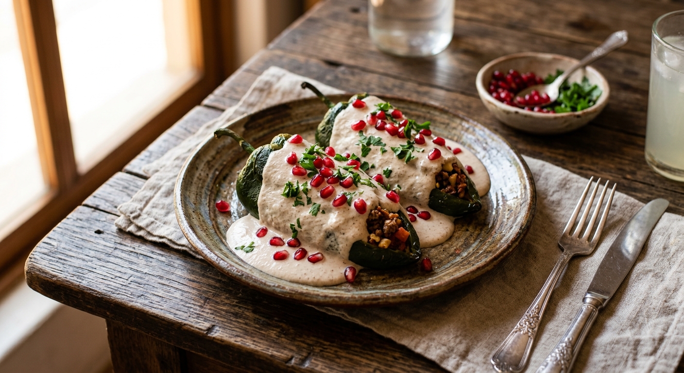 Chiles en Nogada — AI-generated headline for RecipeFiler