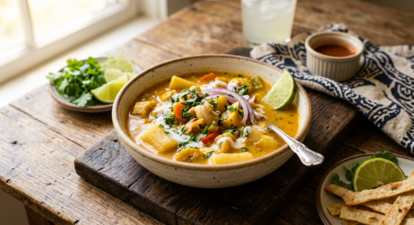 Sopa de Caracol — Honduran Conch Soup — AI-generated headline for RecipeFiler