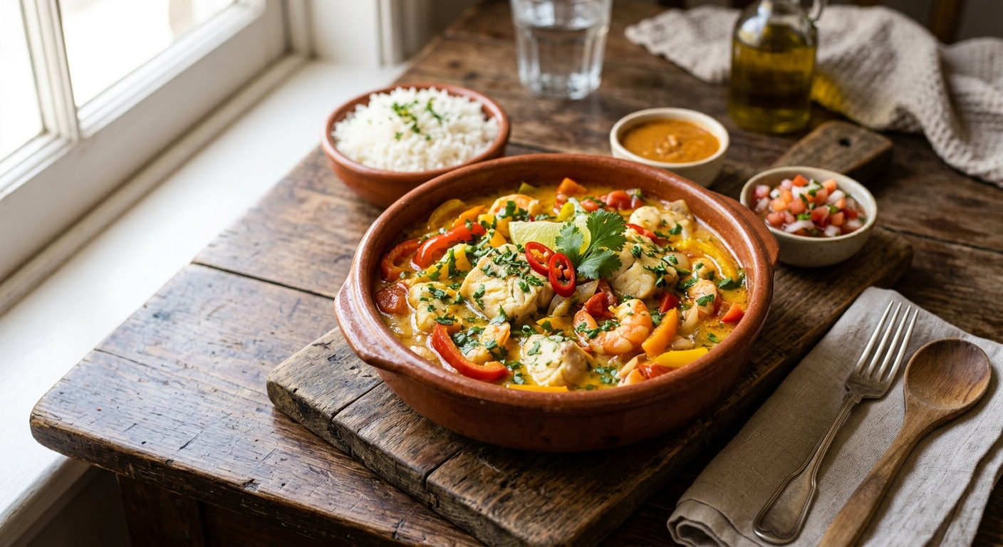 Moqueca de Peixe — Brazilian Fish Stew — AI-generated headline for RecipeFiler