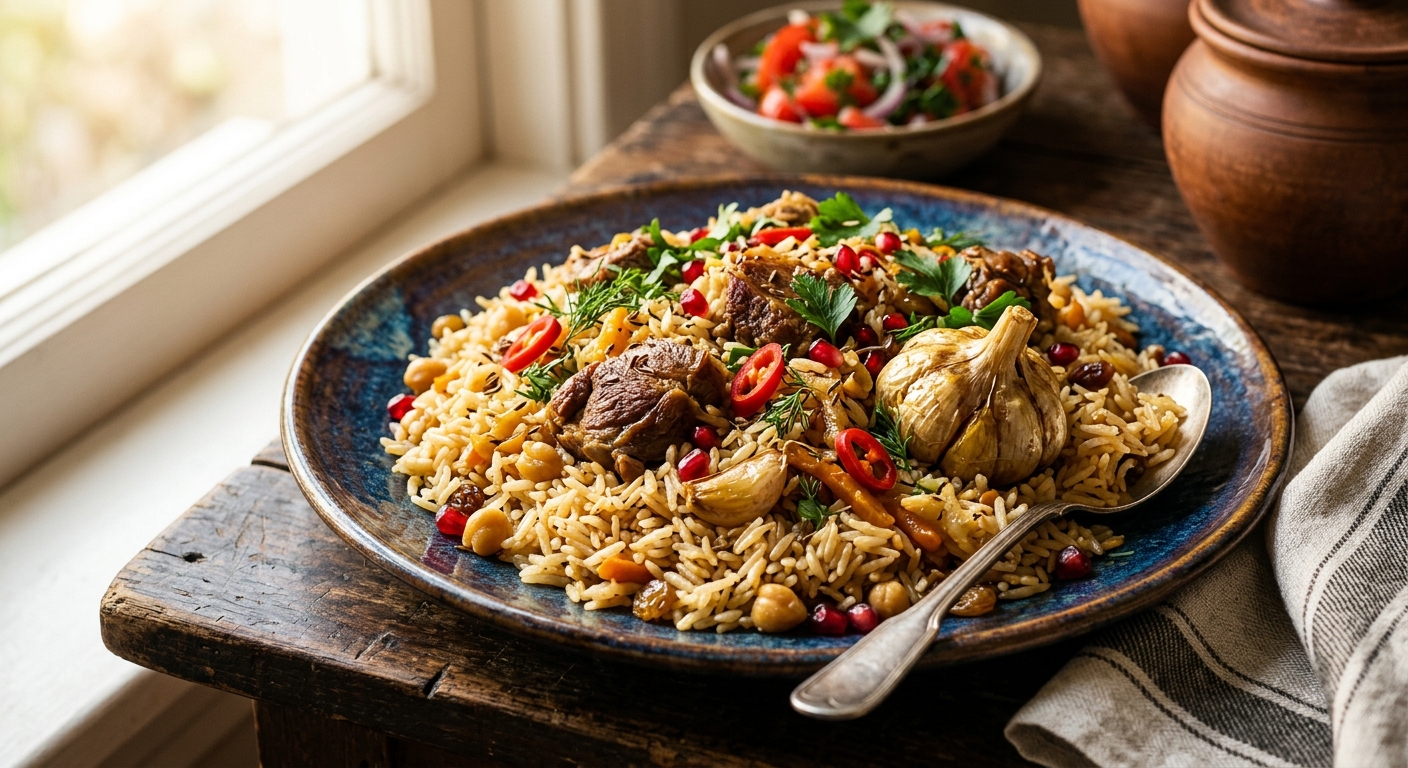 Plov — AI-generated headline for RecipeFiler