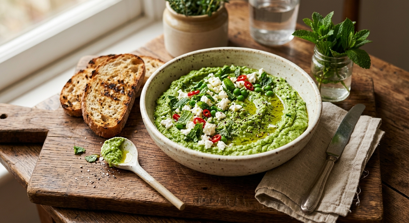 Pea, Feta and Mint Dip — AI-generated headline for katplaystennis