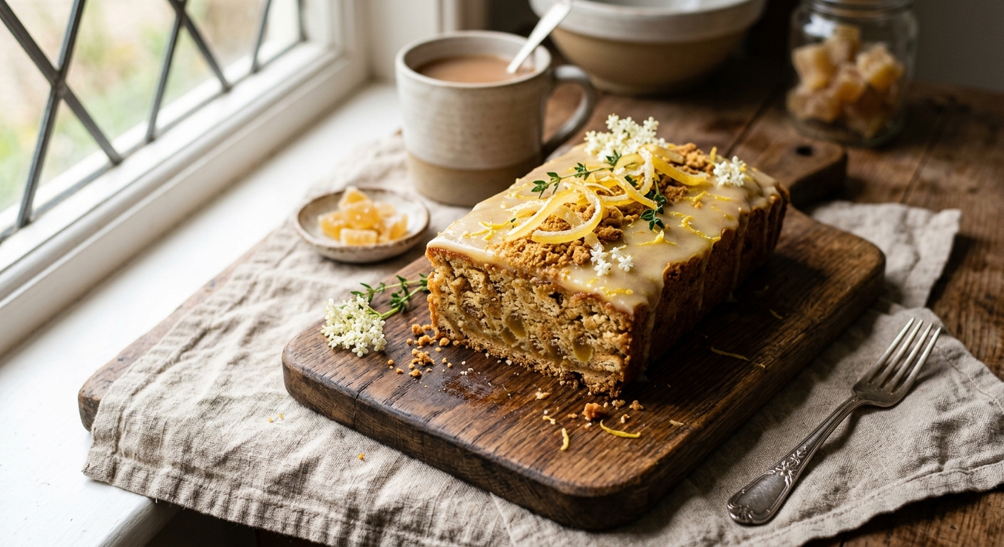 British Ginger and Lemon Biscuit Cake — recipe by RecipeFiler