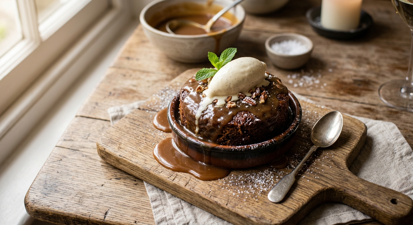 Sticky Toffee Pudding — AI-generated headline for RecipeFiler