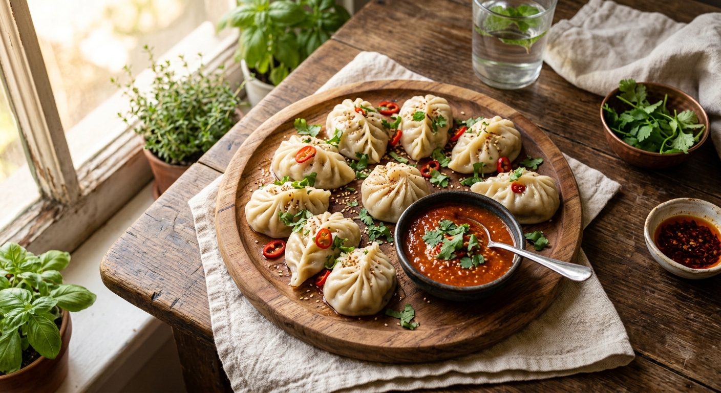 Momos — AI-generated headline for RecipeFiler