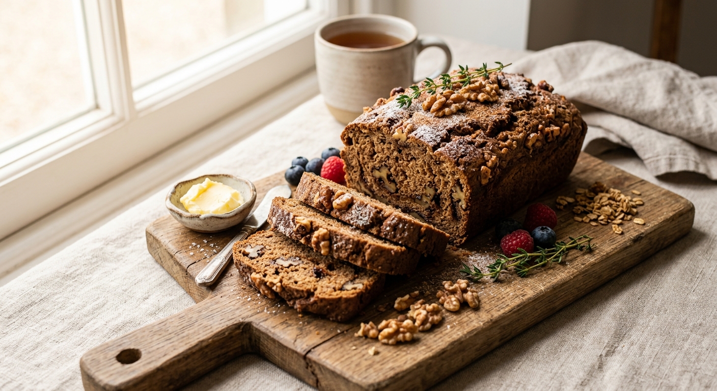 Wholemeal Walnut and Cinnamon Loaf — recipe by RecipeFiler