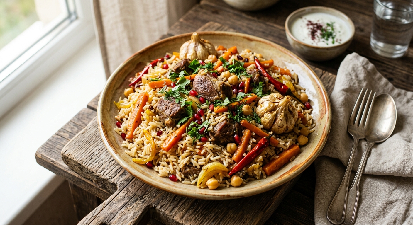 Plov Osh — AI-generated headline for RecipeFiler