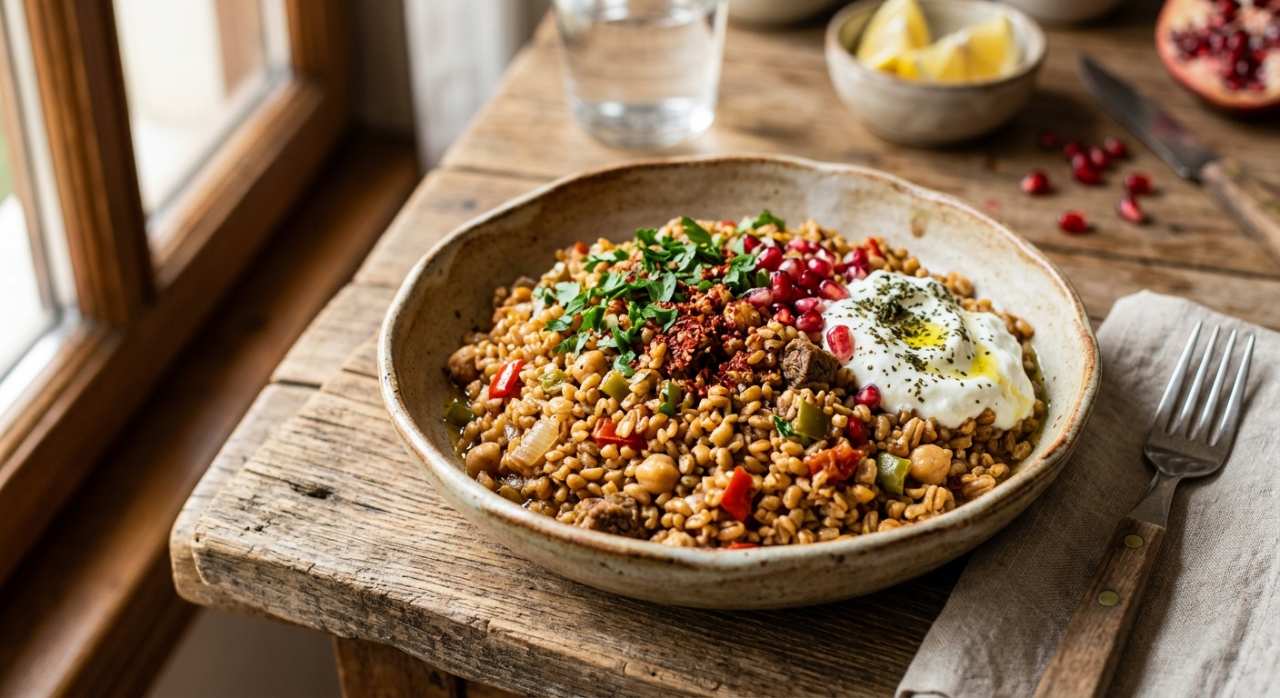 Siyez Bulgur Pilavı — AI-generated headline for RecipeFiler