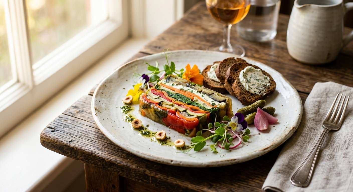 Vegetable Terrine — AI-generated headline for Instagram