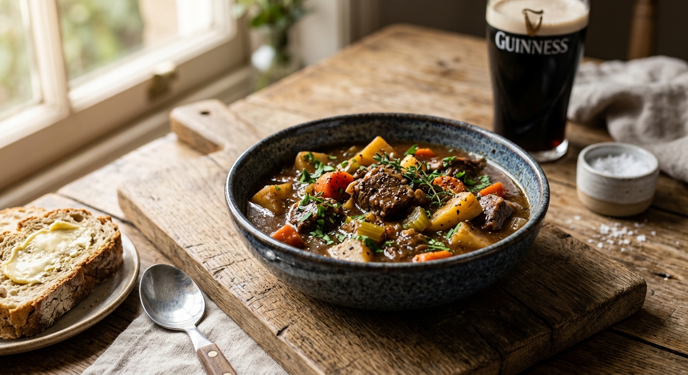 Irish Beef and Guinness Stew with Root Vegetables — recipe by RecipeFiler