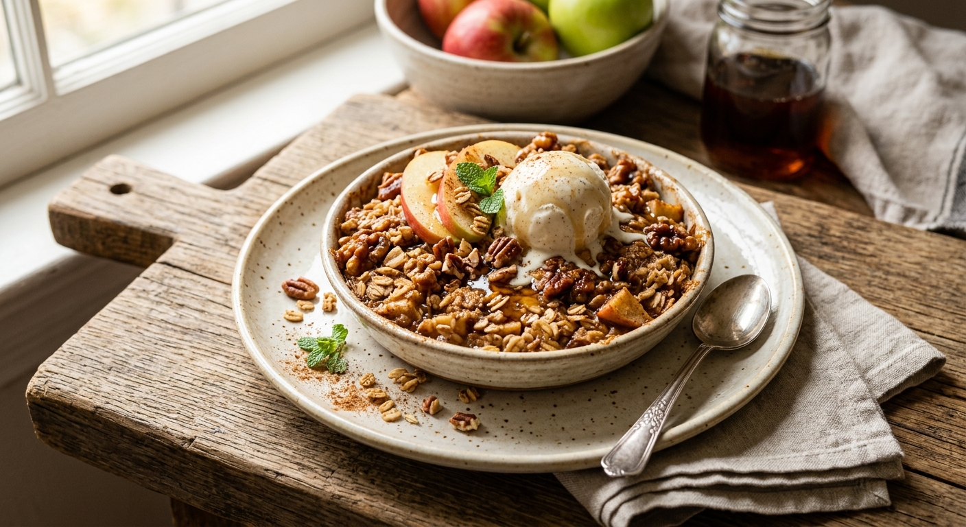 Canadian Cinnamon and Apple Oat Bake — recipe by RecipeFiler