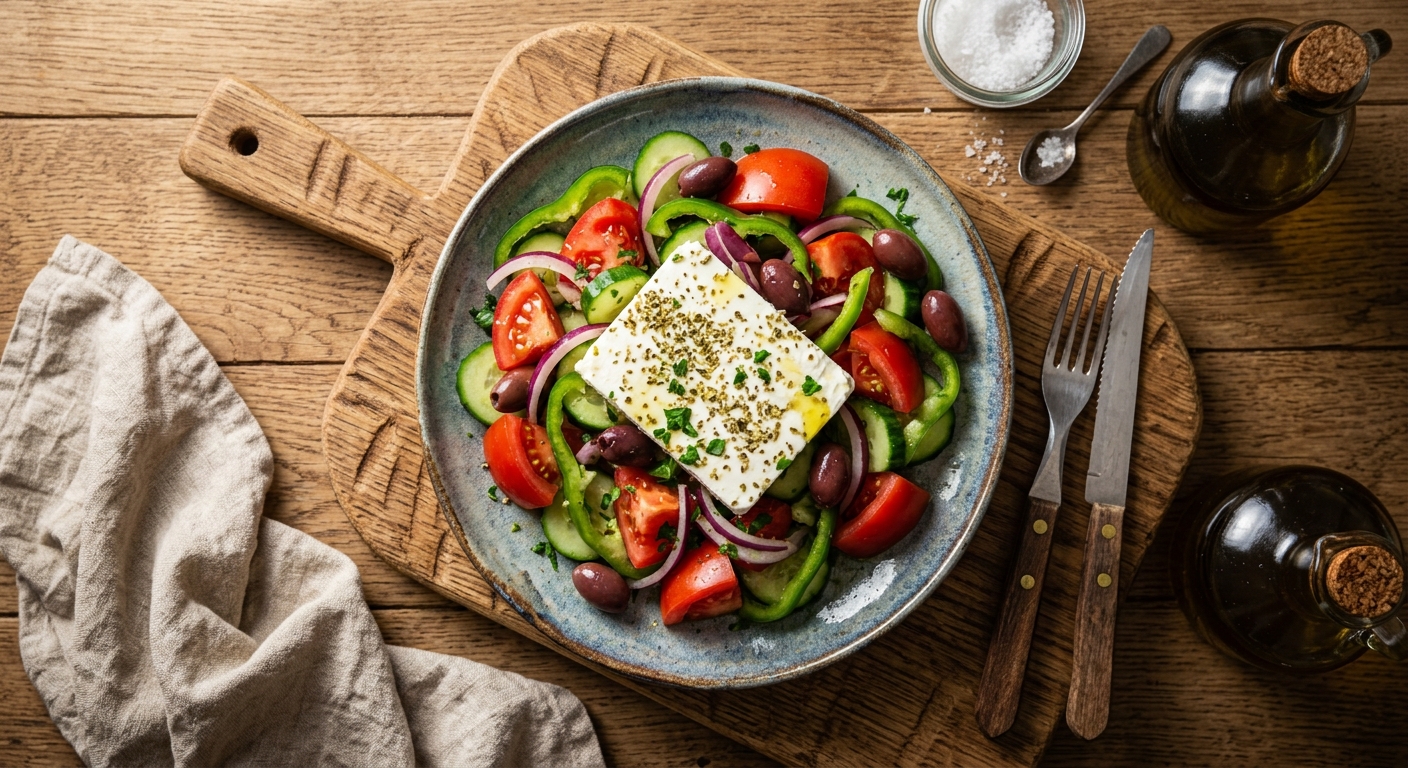 Horiatiki Salata — recipe by RecipeFiler
