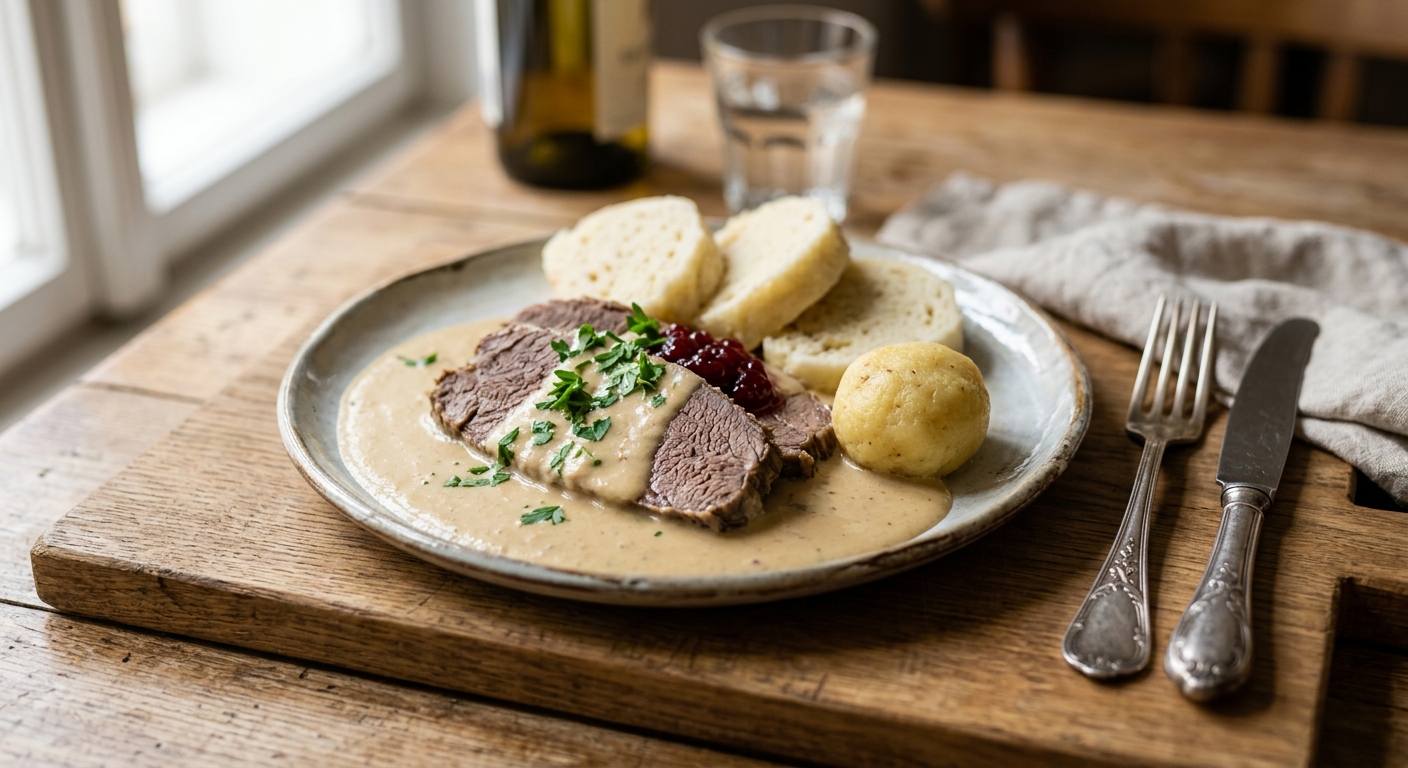 Svíčková na Smetaně — AI-generated headline for RecipeFiler