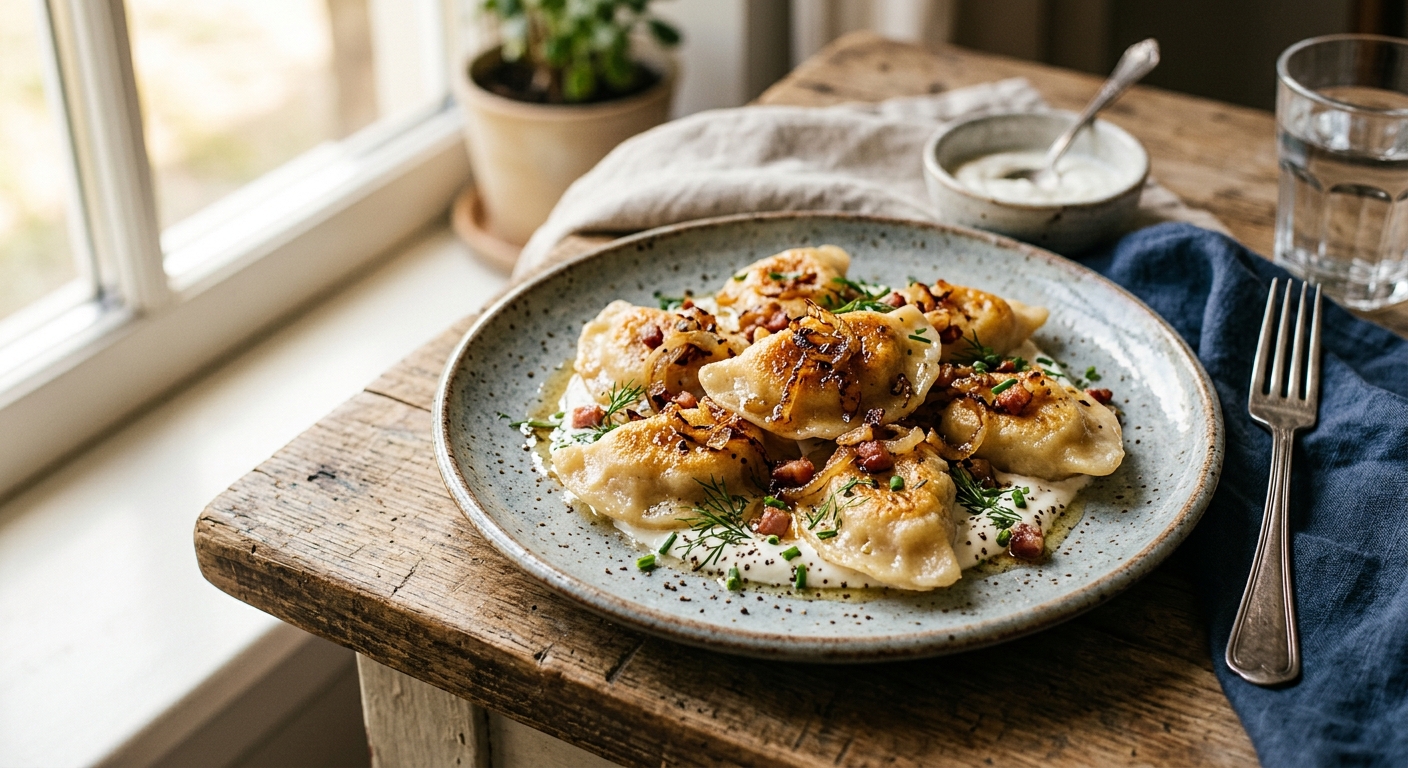 Pierogi Ruskie — AI-generated headline for RecipeFiler