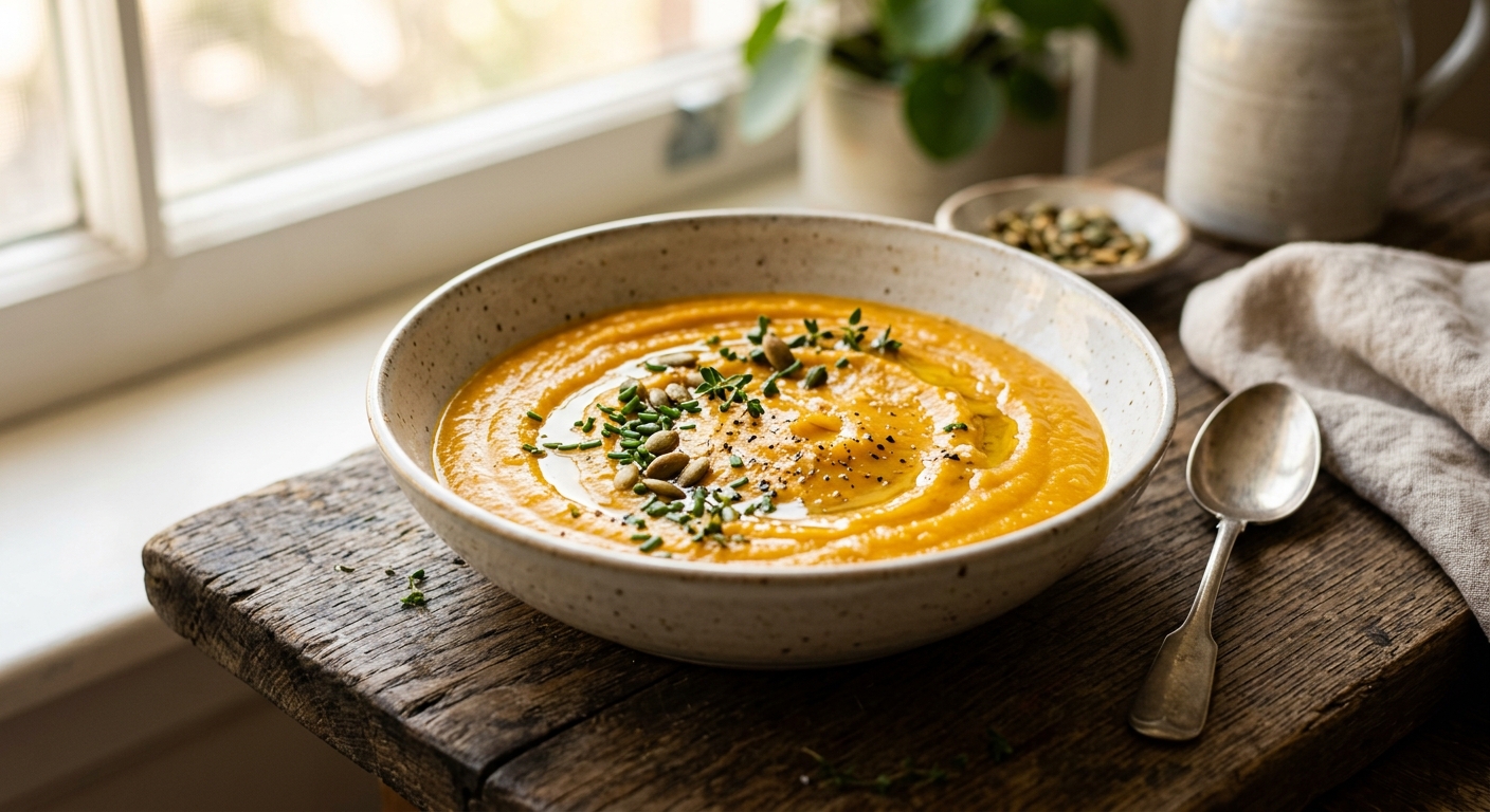 Butternut Squash and Carrot Purée — AI-generated headline for RecipeFiler