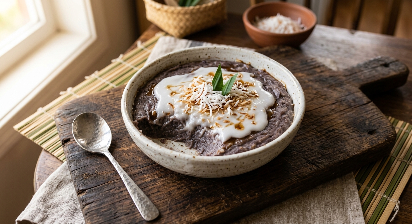 Palu Sami — Tuvaluan Coconut Taro Pudding — AI-generated headline for RecipeFiler