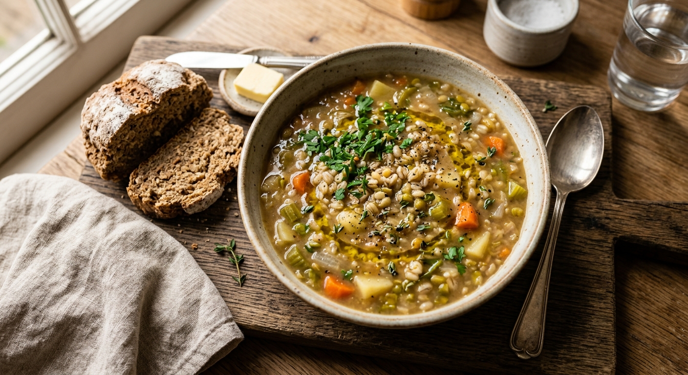 Irish Pearl Barley and Vegetable Soup — recipe by RecipeFiler