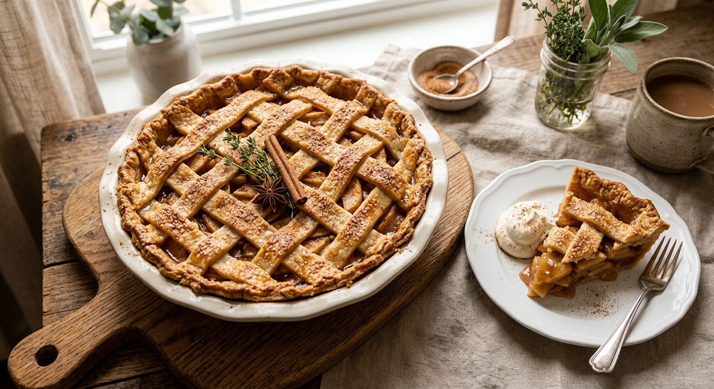 Classic Apple Pie with Cinnamon — AI-generated headline for RecipeFiler