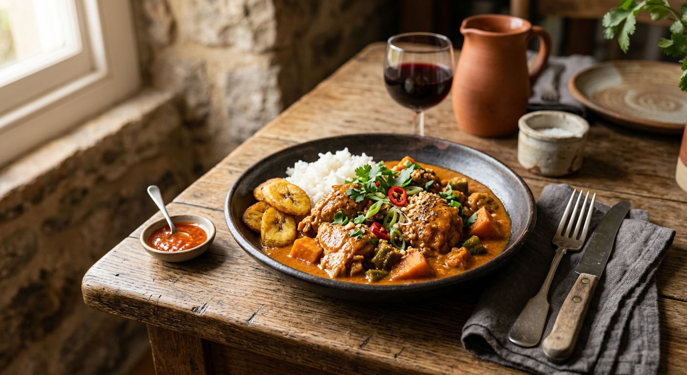 Moamba de Galinha — AI-generated headline for RecipeFiler