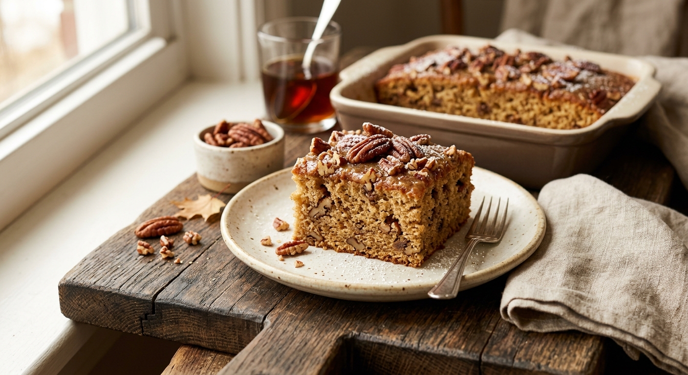 Canadian Maple Pecan Snacking Cake — recipe by RecipeFiler