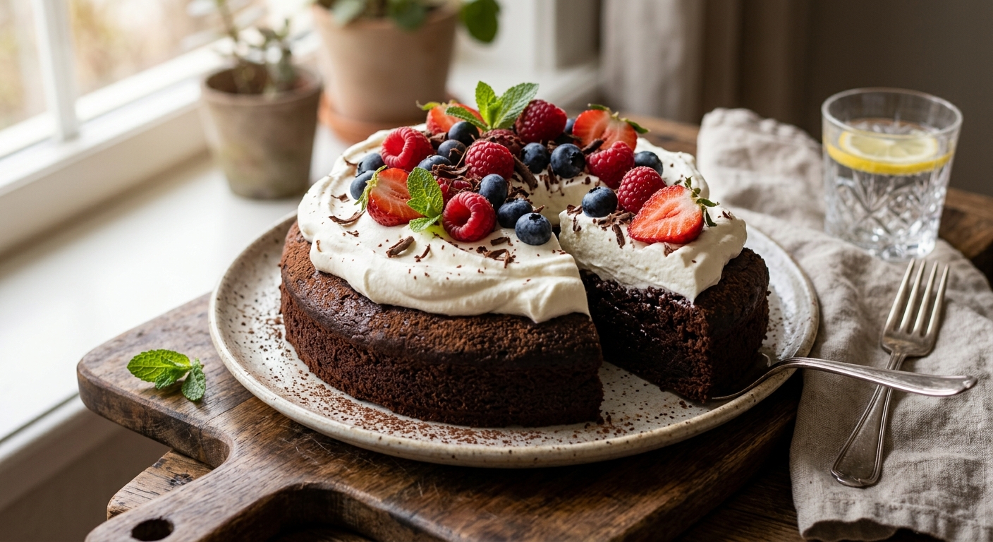 Chocolate Cloud Cake — AI-generated headline for Nigella Lawson