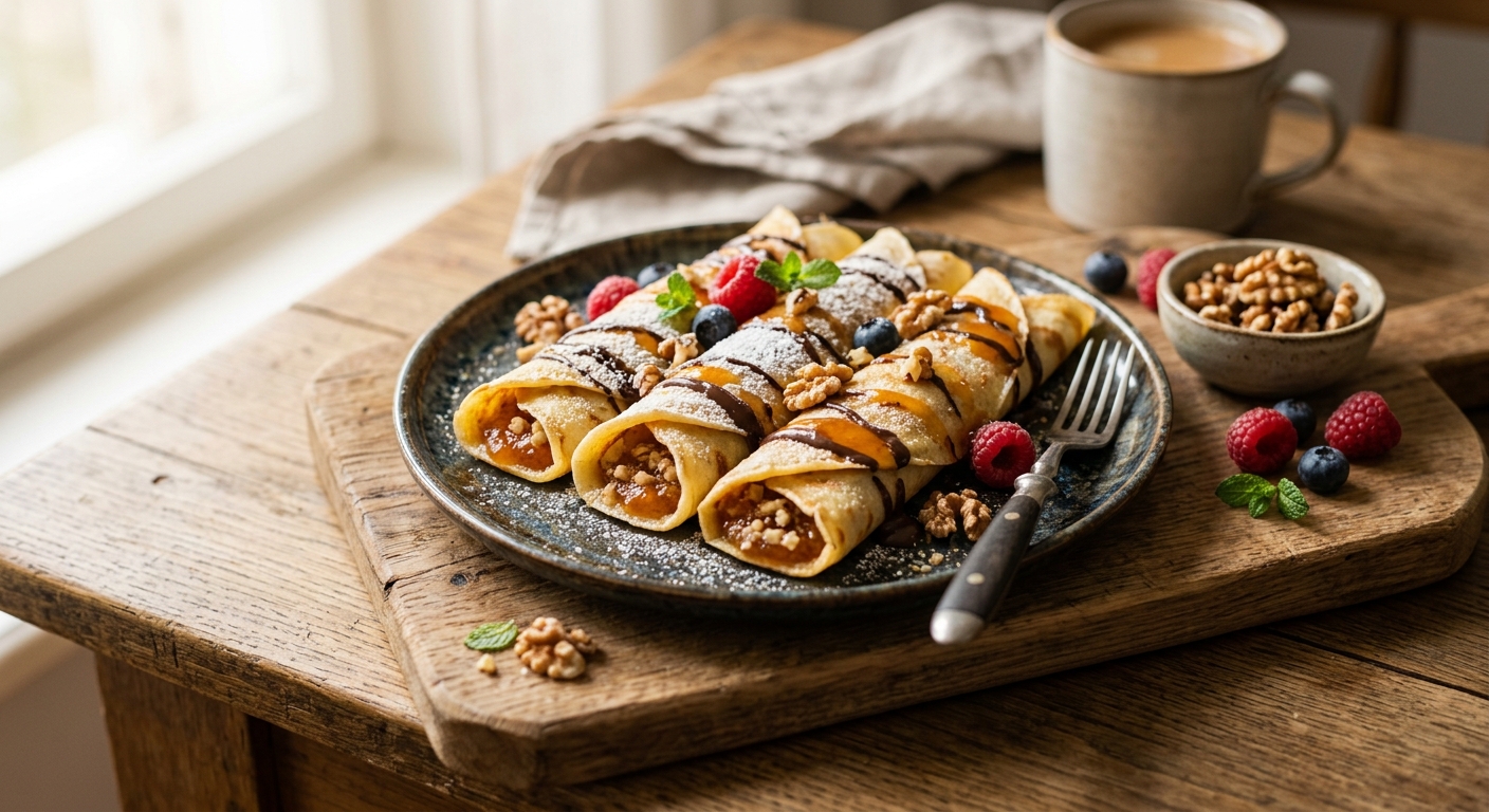 Palacinke — Serbian Filled Pancakes — AI-generated headline for RecipeFiler