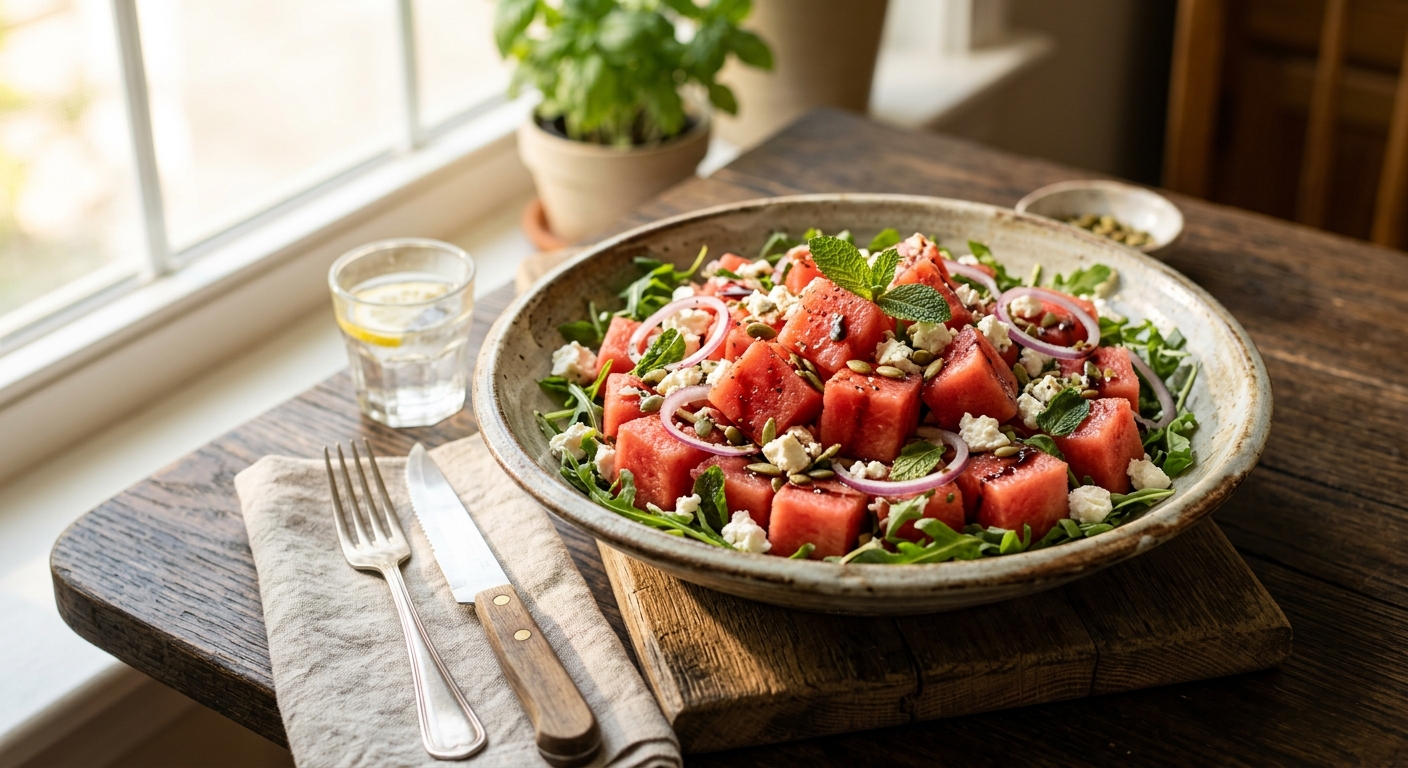 Watermelon and Feta Salad — recipe by J_C