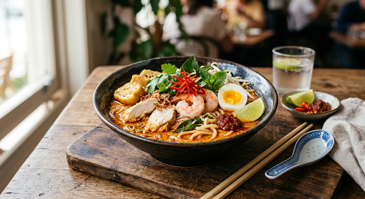 Laksa — AI-generated headline for RecipeFiler